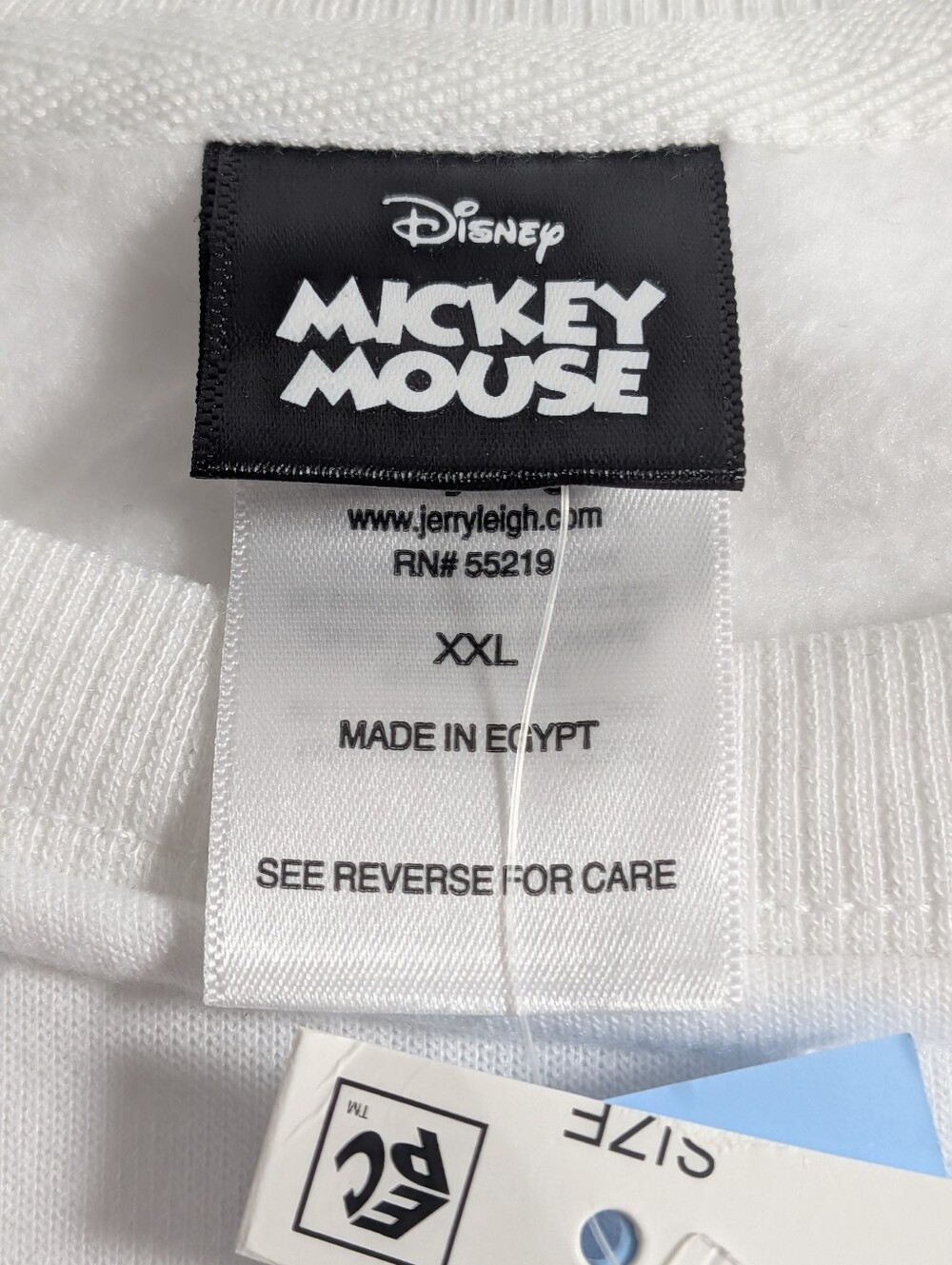Walt Disney World Women's MICKEY MOUSE Valentine Pullover Sweatshirt White XXL - Picture 8 of 11